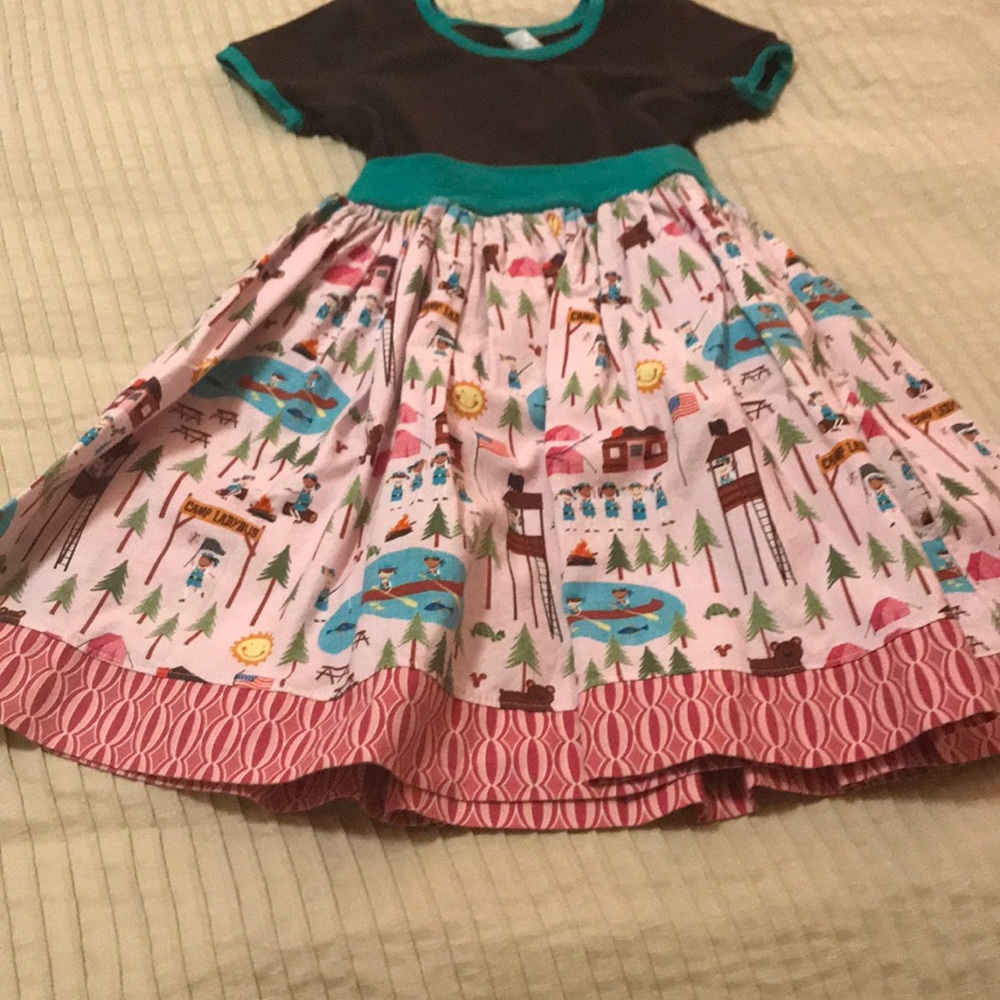 KPea size 6 girls “Camp Out” dress